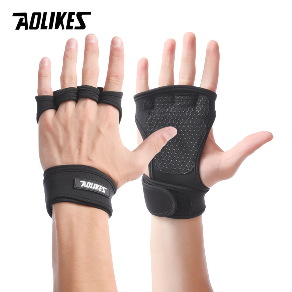 Crossfit Workout Gear - AOLIKES Gewichtheben Handschuhe Training Gym Griffe