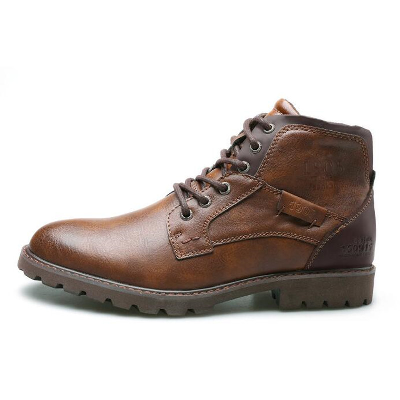 Crossfit Outdoor - 2026 Leder-Herrenstiefeletten Übergrößen High-Top-Schuhe Outdoor-Arbeits- und