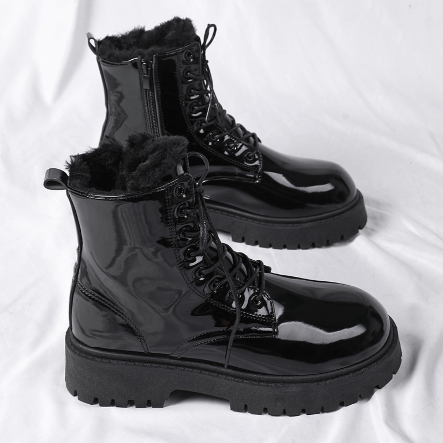 Warme Plüsch-High-Top-Stiefel  – Crossfit Outdoor Bewertung und Preis