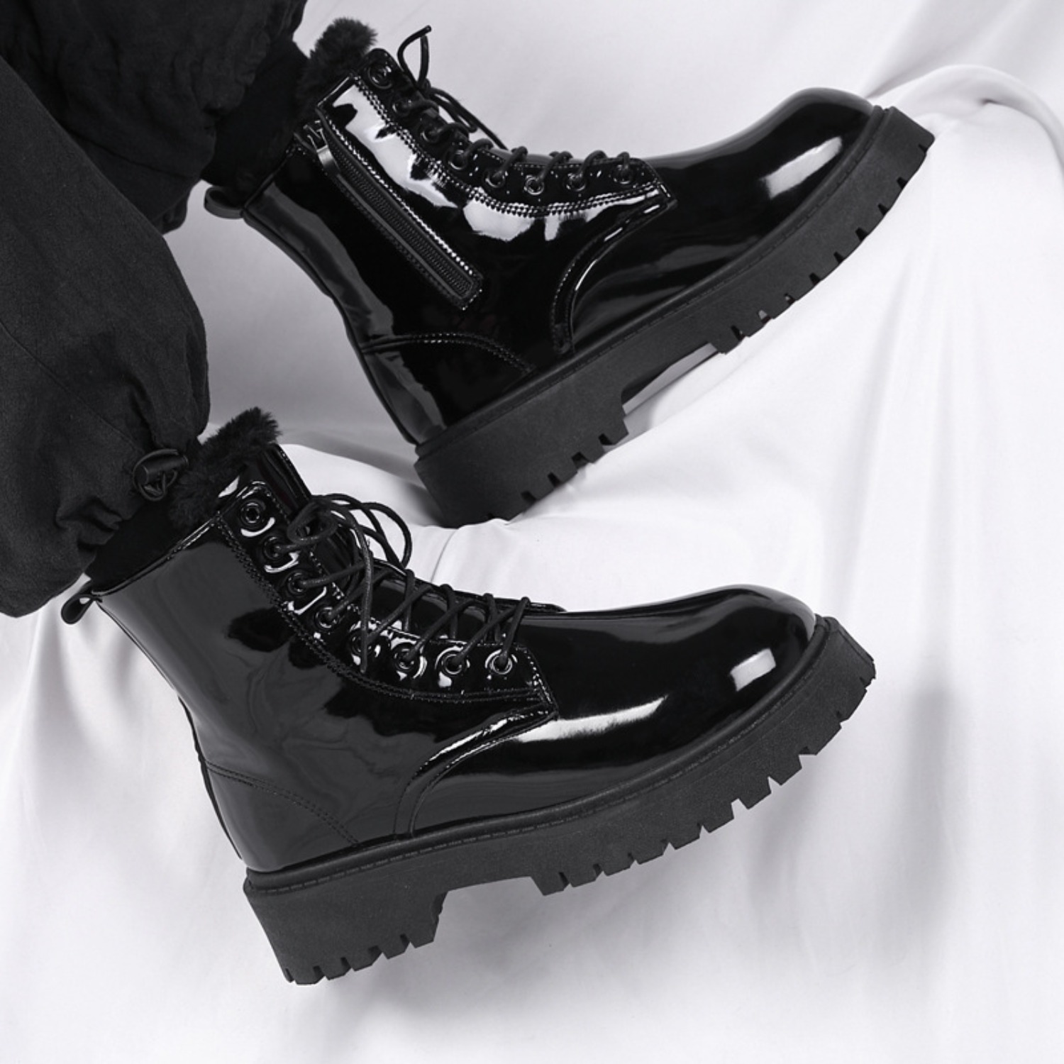 Warme Plüsch-High-Top-Stiefel  – Crossfit Outdoor Bewertung und Preis