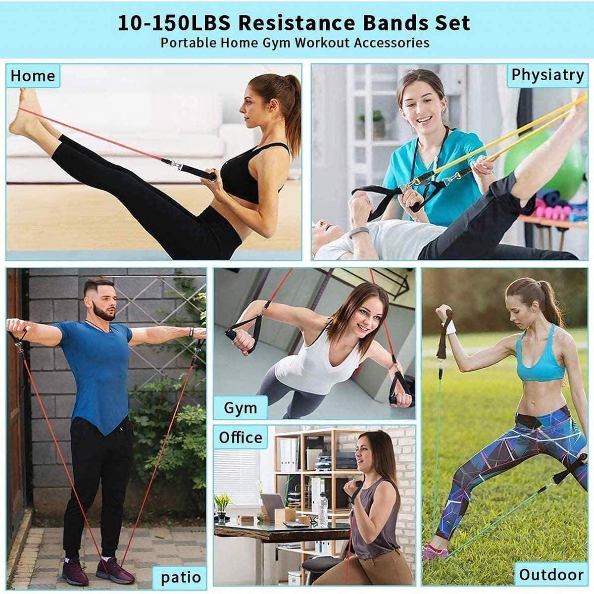 Gym Fitness Widerstandsbänder  – Crossfit Workout Gear Bewertung und Preis