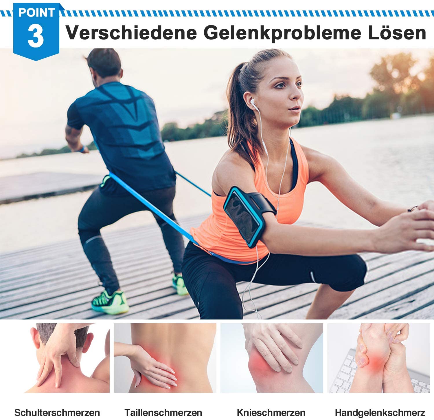 Elastische Fitnessbänder, 3 St – Crossfit Workout Gear Bewertung und Preis